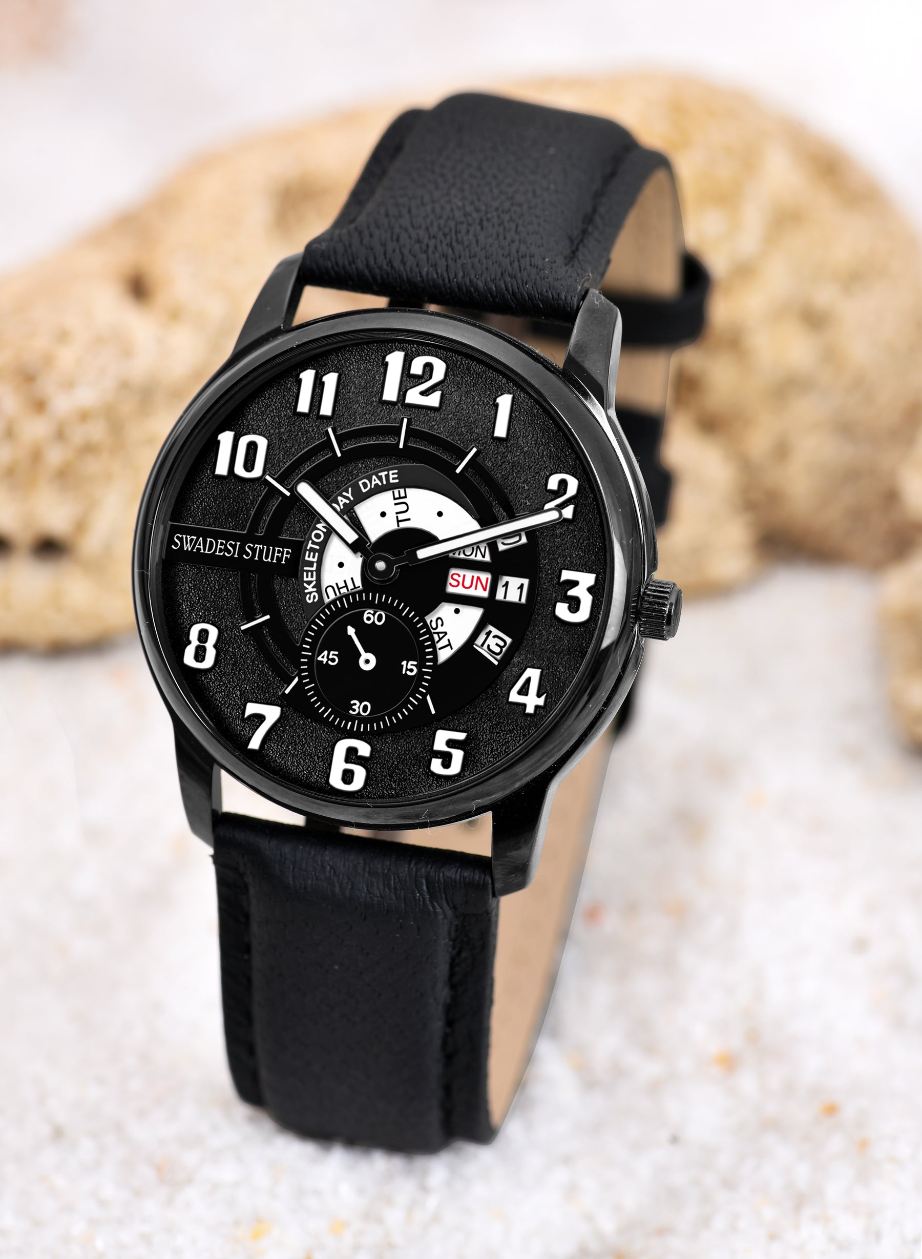 Relics Black - Premium & Luxurious Watch For Men