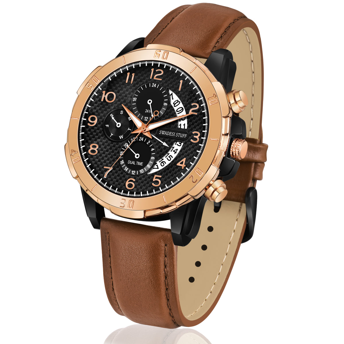 Crescent - Brown - Premium & Luxurious Watch For Men