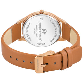 Stefanos - Brown - Premium & Luxurious Watch For Women
