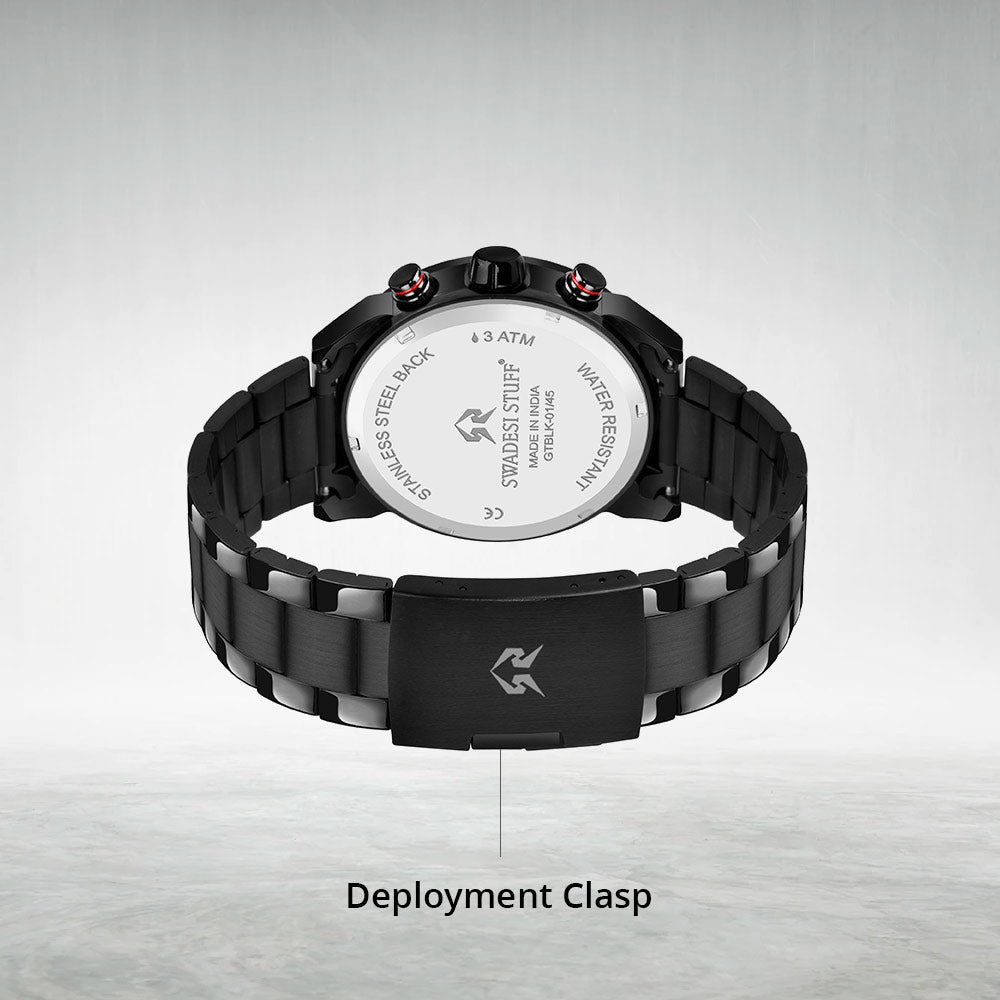 Coupe - Black - Premium Metal Watch For Men