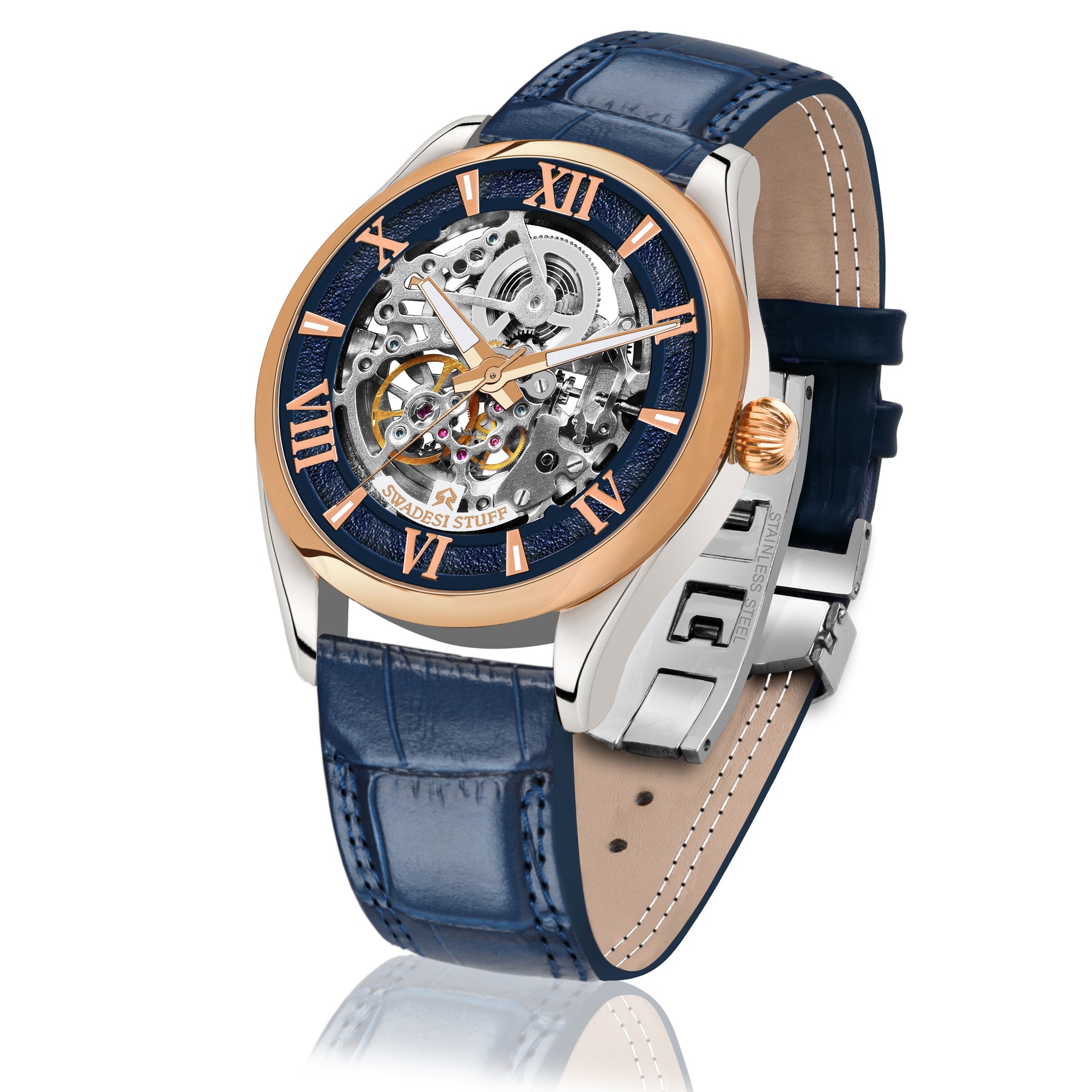 Glitterati - Blue - Premium Automatic Watch For Men