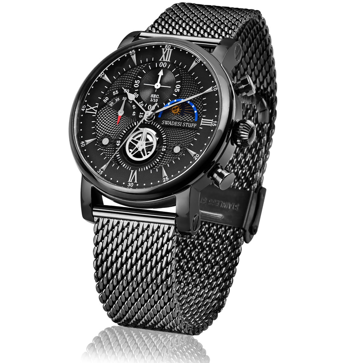Cognoscenti - Black - Premium Metal Watch For Men