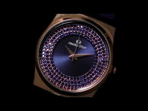 Crystalline Charm - Blue - Premium & Luxurious Watch For Women