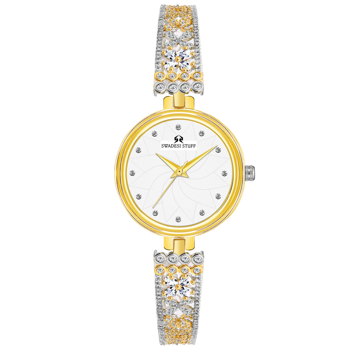 Diadem - Gold - Premium & Luxurious Metal Watch For Women