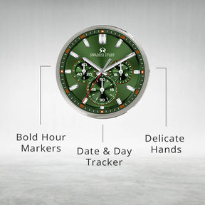 Aerodyne - Green - Premium Titanium Metal Watch For Men