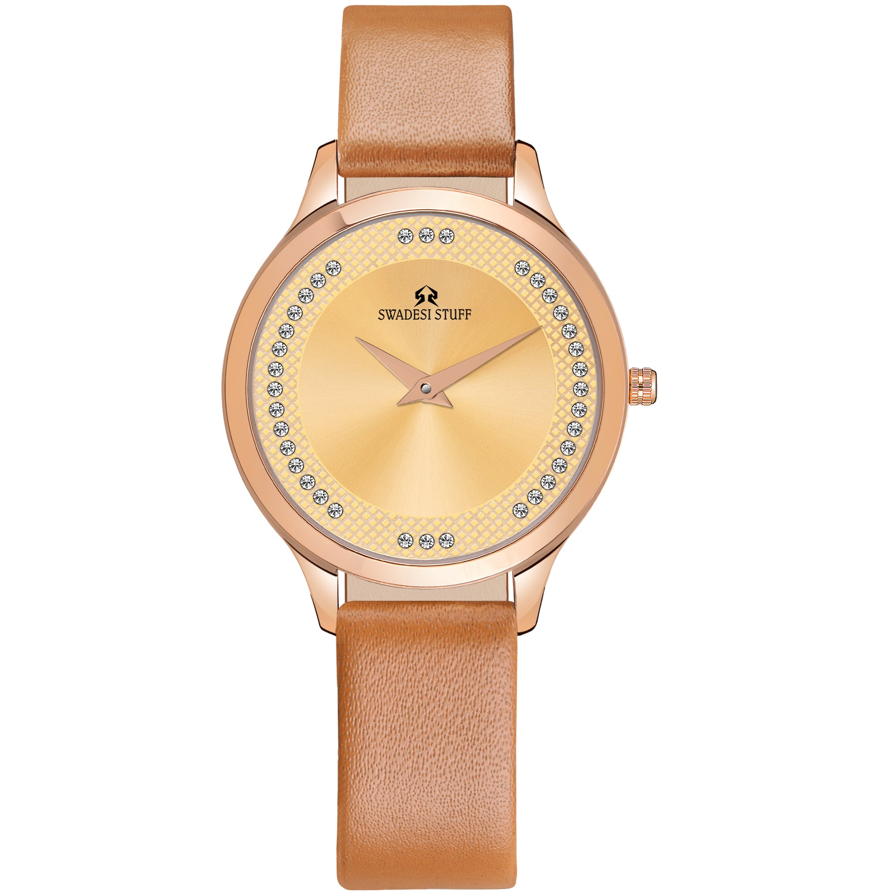 Stefanos - Brown - Premium & Luxurious Watch For Women