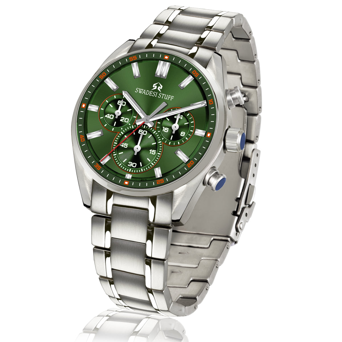 Aerodyne - Green - Premium Titanium Metal Watch For Men