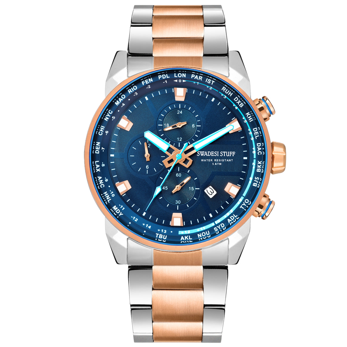 Coupe - Blue - Premium Metal Watch For Men