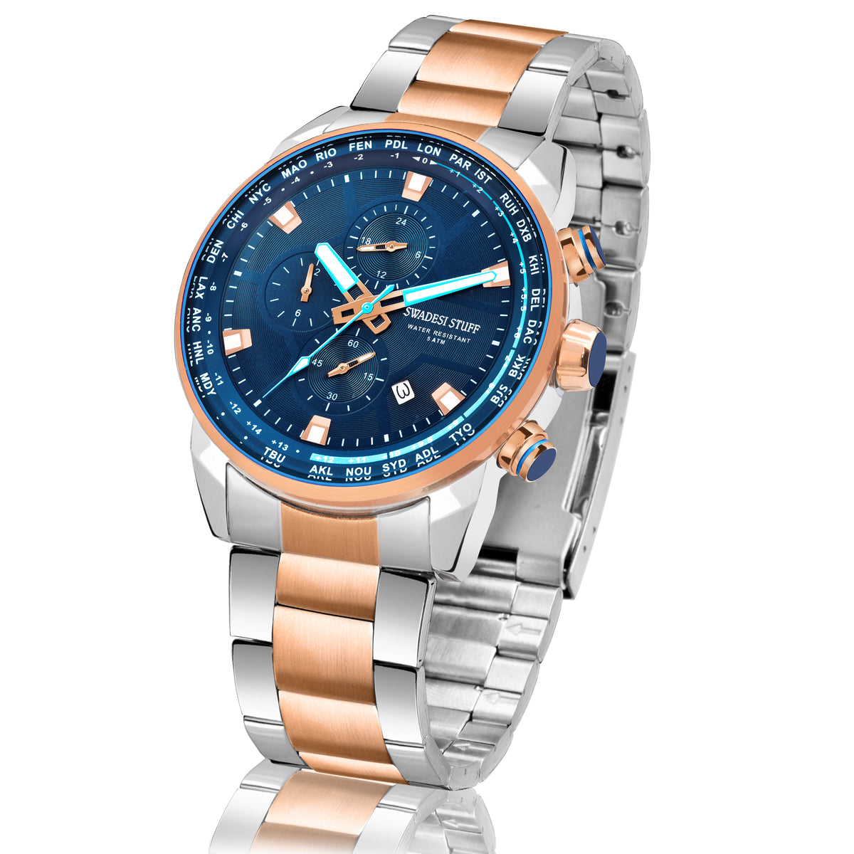 Coupe - Blue - Premium Metal Watch For Men