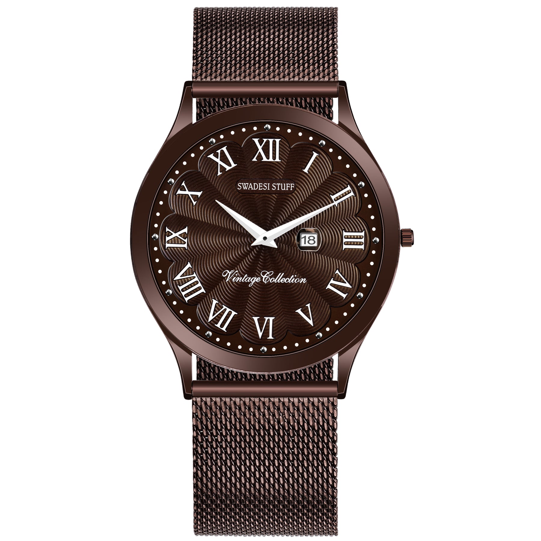 Analogue Brown Fossil Analog Leather Watch, Size: 44, Model Name/Number: Fs  at Rs 1000/piece in Sagar