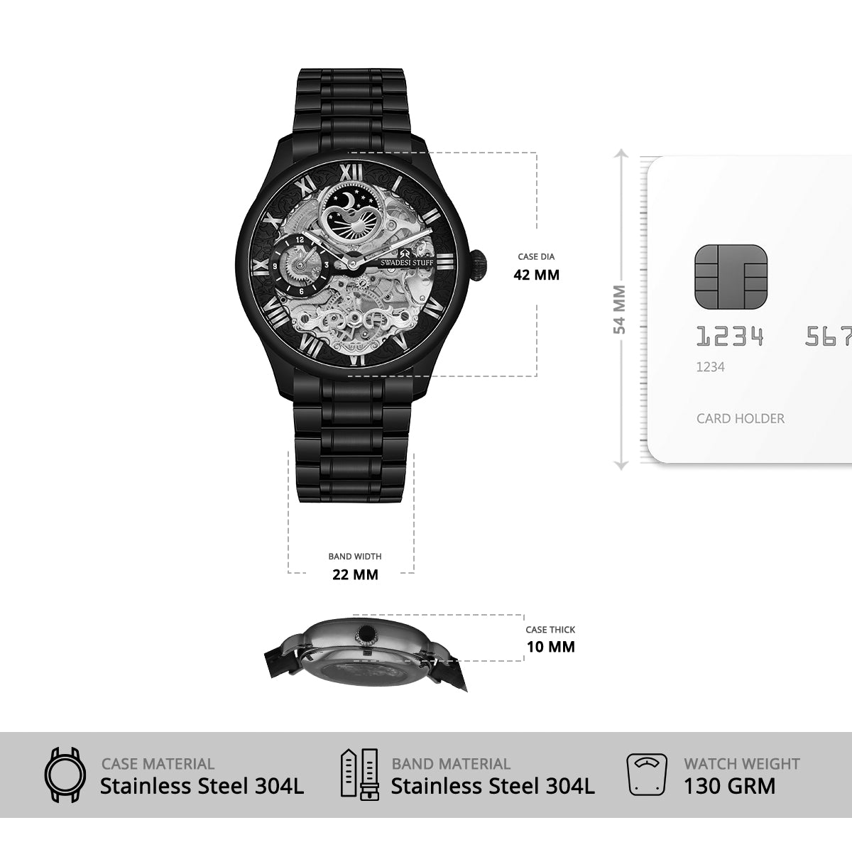 Aristocracy - Steel - Premium Automatic Watch For Men